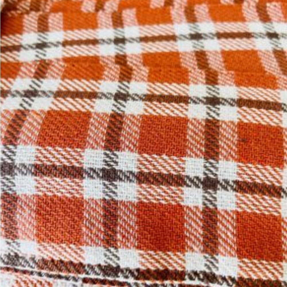 *Fall Orange Plaid Ribbon - Picture 2 of 10